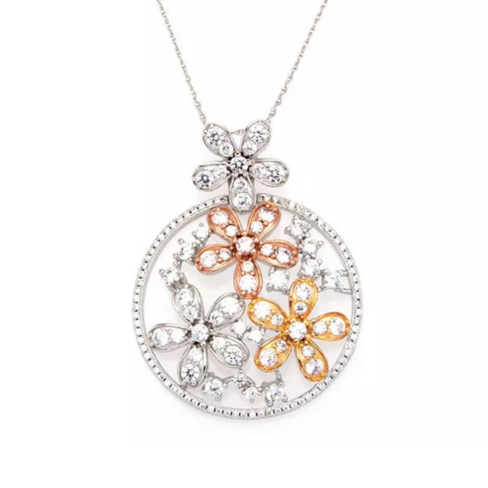 Women’s Floral Pendant Necklace